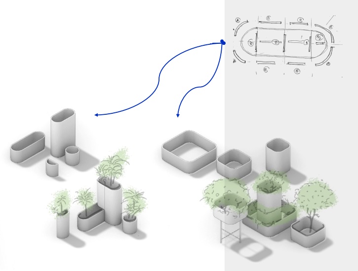 flexible Innenräume Biophilie